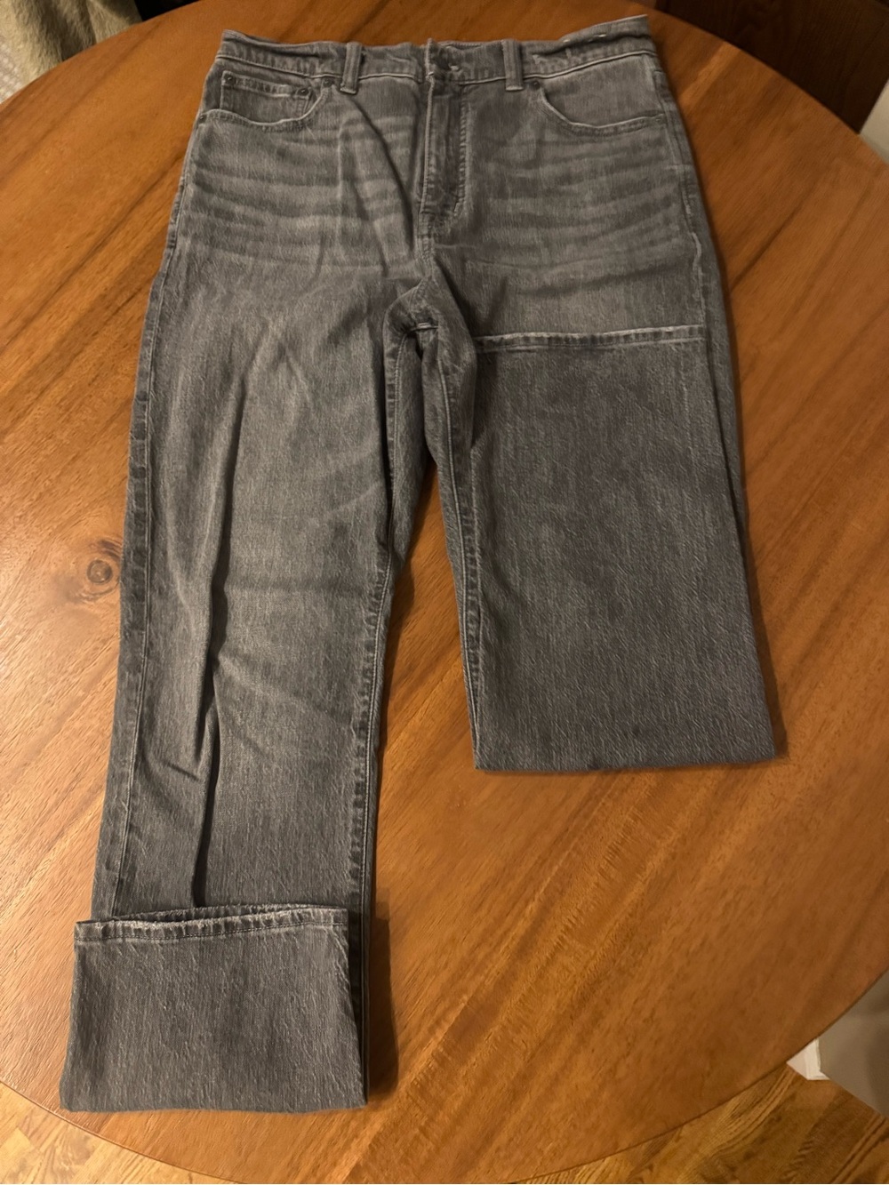 Madewell Women's Gray 90’s Straight-Leg Jeans